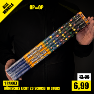 02 - RÖMISCHES LICHT 20 SCHUSS 10 STUKS