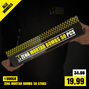 10 - ZENA MORTAR BOMBS 50 STUKS